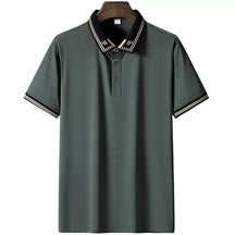 Camisa Polo Masculina de Seda