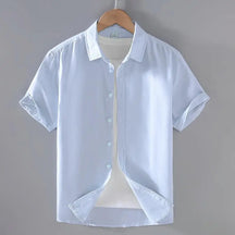 Camisa Masculina Casual de Linho