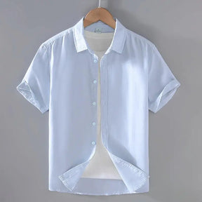 Camisa Masculina Casual de Linho