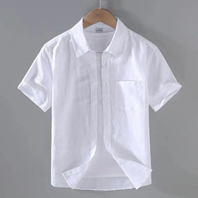 Camisa Masculina Casual de Linho