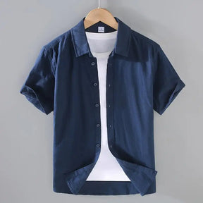 Camisa Masculina Casual de Linho